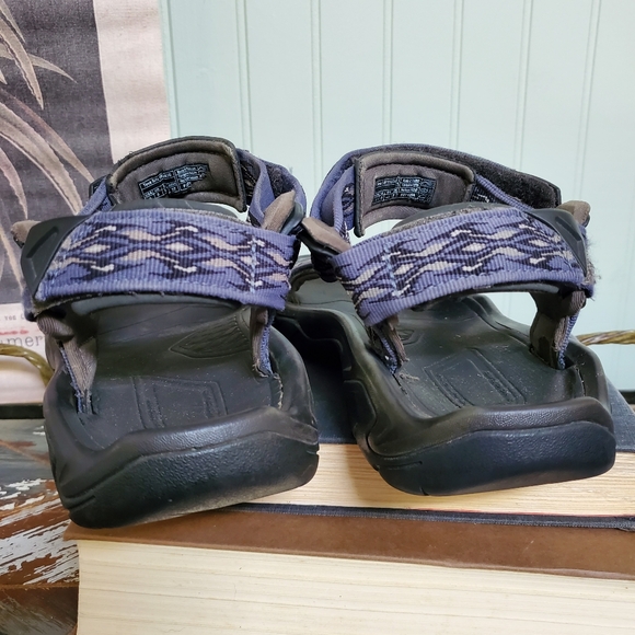 Teva Men's Terra Fi 5 Universal Hiking Sandal Magma Navy Blue size 9 Vegan - Picture 6 of 8